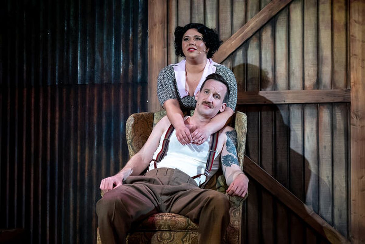 Leland Burnett, Amanda Dayhoff at 