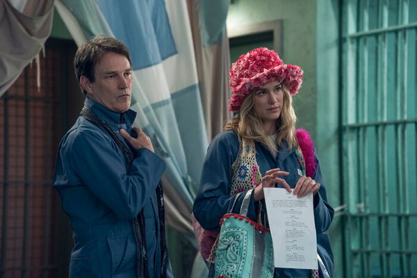 Stephen Moyer and Elizabeth Lail Photo