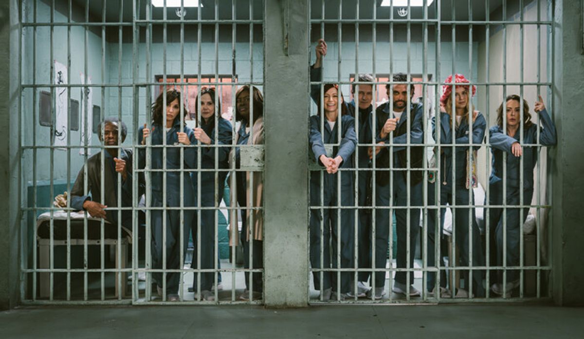 Andre De Shields, Gina Gershon, Mary-Louise Parker, Retta, Carrie Preston, Stephen Moyer, Elizabeth Lail, and Alyssa Milano at 