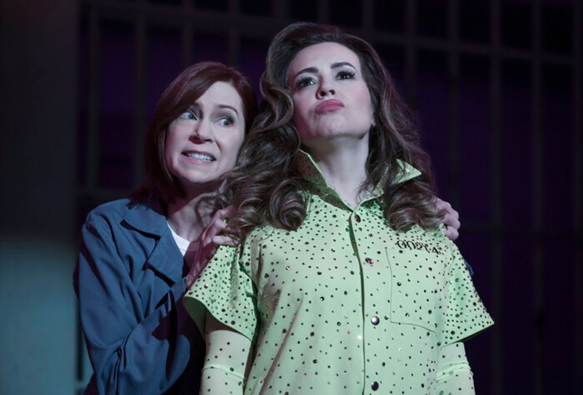 Carrie Preston and Alyssa Milano at 