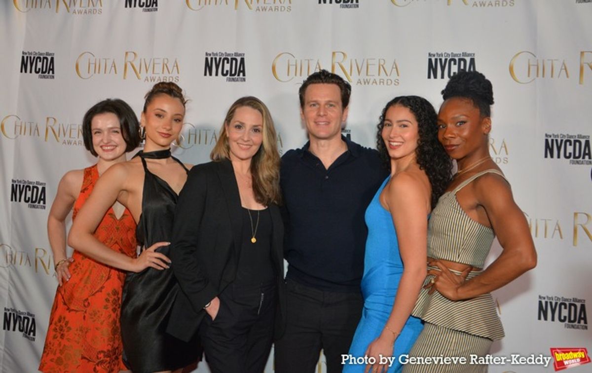 Larkin Reilly, Julia Grondin, Shannon Lewis Jonathan Groff, Valeria Yamin and Khori Michelle Petinaud at 