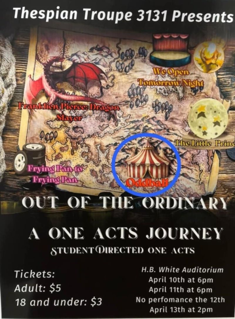 Interview: Caylyn Faith Billing, Audrey Leveritt, Cameron Wade, Chelsea Cooper, And Shiloh McDonald of OUT OF THE ORDINARY: A ONE ACTE JOURNEY at Morrilton High School Interview: Caylyn Faith Billing, Audrey Leveritt, Cameron Wade, Chelsea Cooper, And Shiloh McDonald of OUT OF THE ORDINARY: A ONE ACTE JOURNEY at Morrilton High School Image