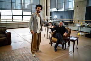 Justice Smith and Liev Schreiber Photo