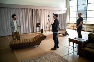 Justice Smith, Ian Rickson, and Liev Schreiber Photo