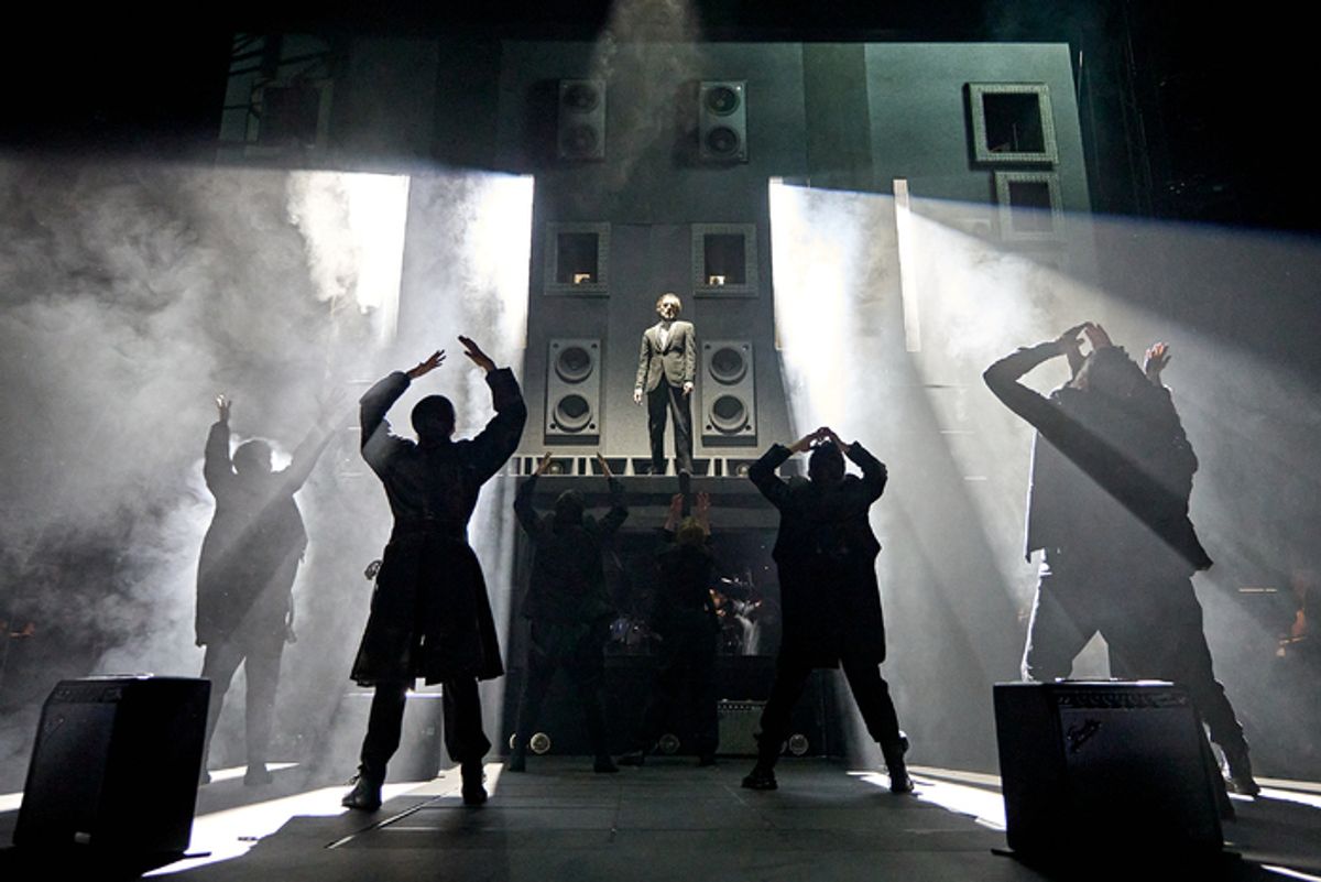 Paul Hilton and the cast of Hamlet Hail to the Thief  at 