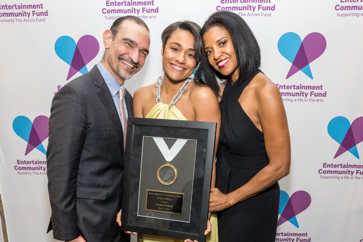 Javier Munoz, Ariana DeBose, Renee Elise Goldsberry  at 