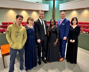 Gary Vincent Koda, Madison Marie McIntosh, Daniel Gowans, Nat Simone, Pastor Jeff Col Photo