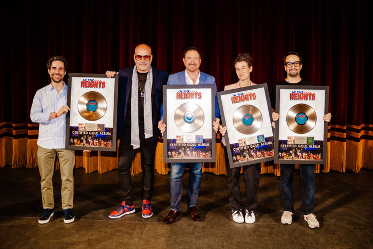 Alex Lacamoire, Andres Levin, Kevin McCollum, Quiara Alegría Hudes, Lin-Manuel Miranda at 