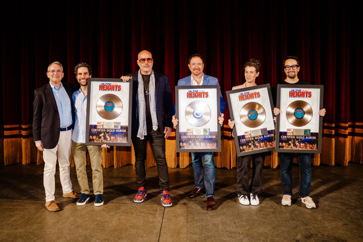 Kevin Gore, Alex Lacamoire, Andres Levin, Kevin McCollum, Quiara Alegría Hudes, Lin-Manuel Miranda at 