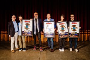 Kevin Gore, Alex Lacamoire, Andres Levin, Kevin McCollum, Quiara Alegría Hudes, Lin- Photo