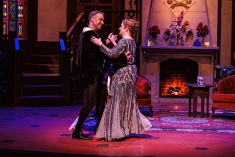 Lillian Troy played by Juli Heney and John Barrymore played by Chris Cottrell. Photo by Alex Henkelman.