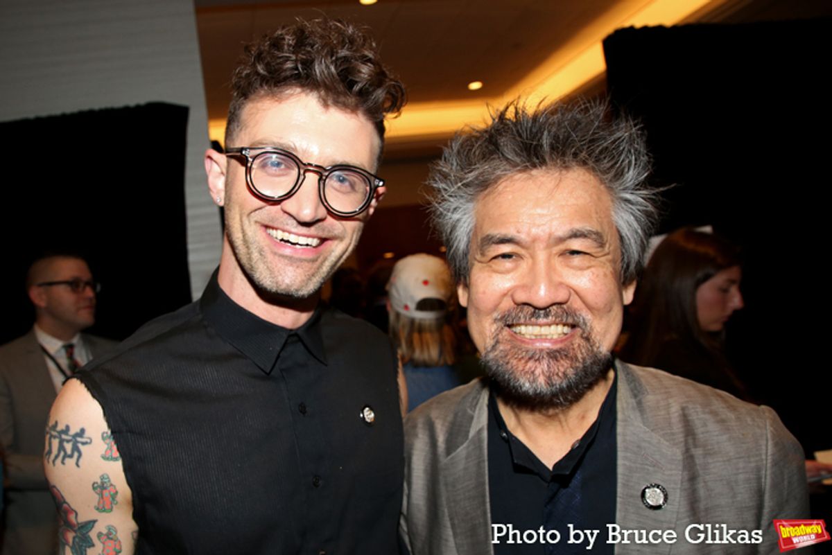 Sam Pinkleton, David Henry Hwang at 