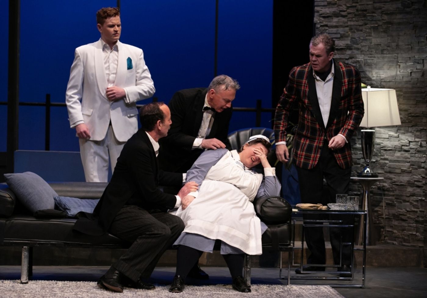 ​ The Ottawa Little Theatre cast of And Then There Were None. Photo by Maria Vartanova. ​
