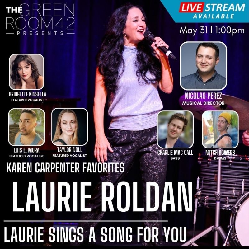 Luis E. Mora, Taylor Noll, and Bridgette Kinsella to Join Laurie Roldan at The Green Room 42  Image