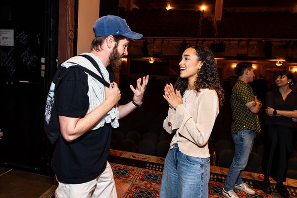 Andrew Garfield and Lisa Antonetti Photo