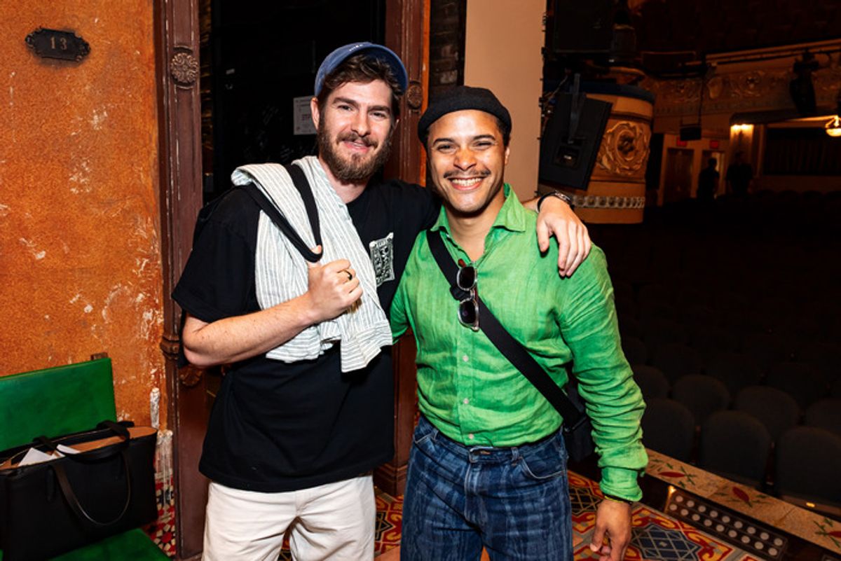 Andrew Garfield and Leonardo Reyna  at 