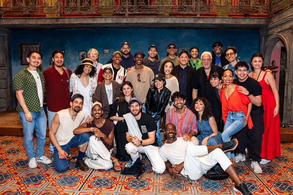 Camila Cabello, Andrew Garfield, Monica Barbaro, and the company of Buena Vista Socia Photo