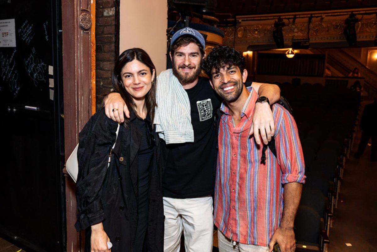 Monica Barbaro, Andrew Garfield, Carlos E. Gonzalez  at 