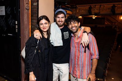 Monica Barbaro, Andrew Garfield, Carlos E. Gonzalez  Photo