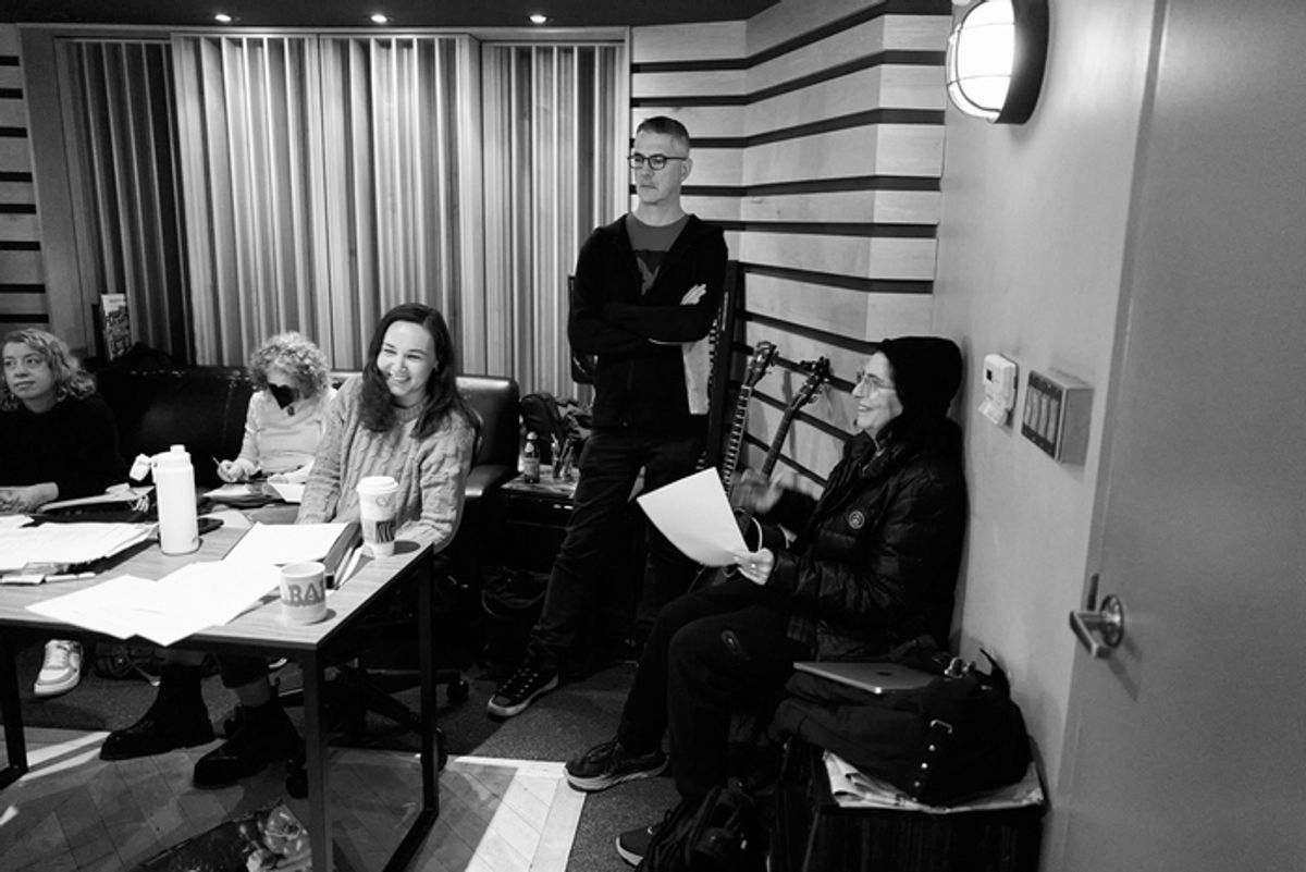 Julie McBride, Kate Diaz, Scott Farthing, Tina Landau at 