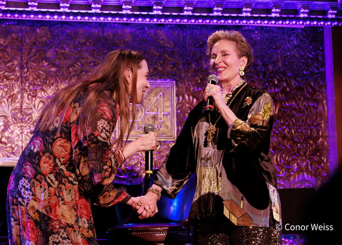 Lauren Fox and Andrea Marcovicci. Photo credit: Conor Weiss at 