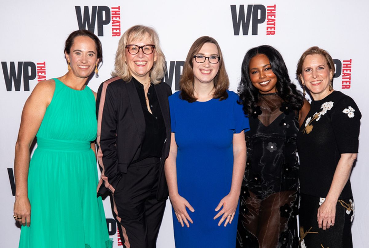 Lisa McNulty and WP Theater Gala Honorees at 