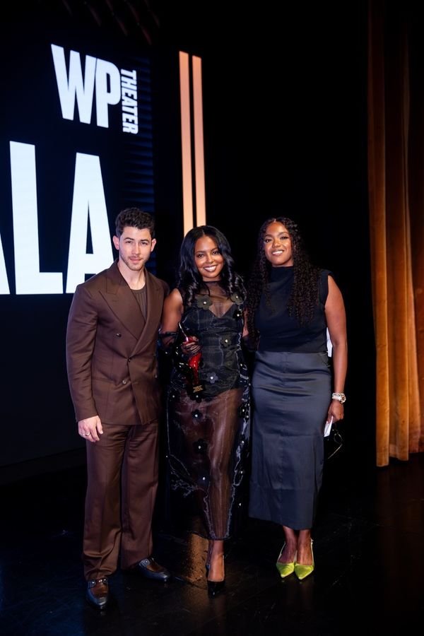 Nick Jonas, Adrienne Warren, Whitney White Photo