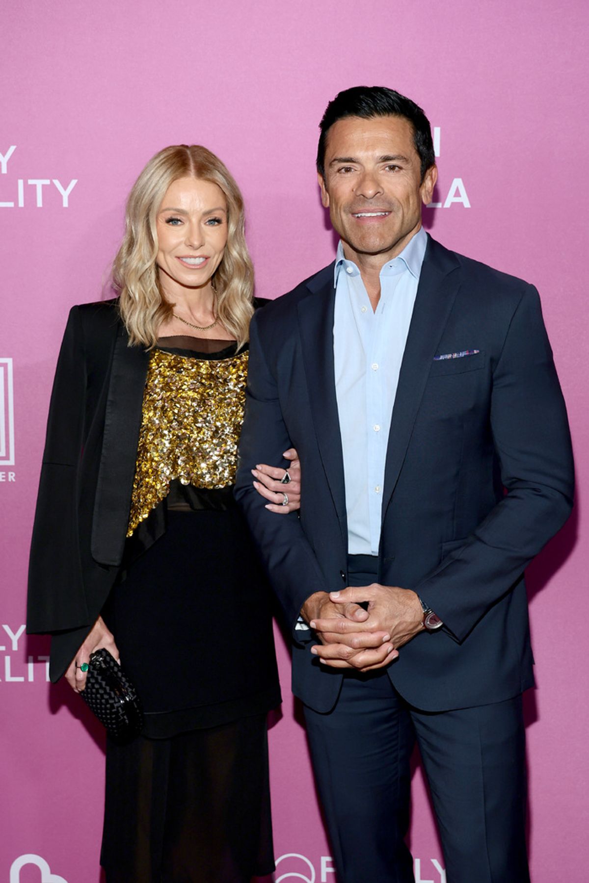 Kelly Ripa and Mark Consuelos  at 