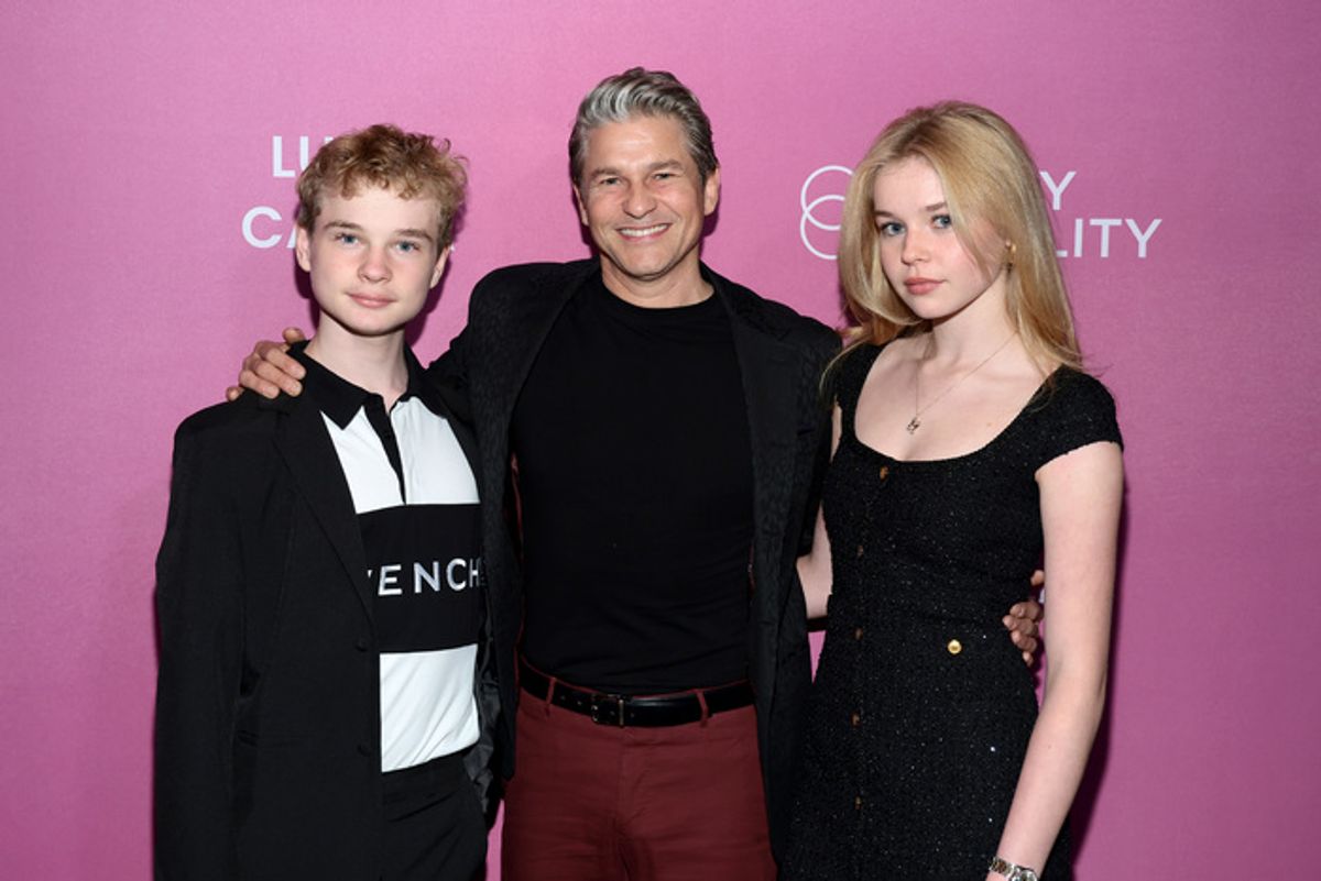 Gideon Burtka-Harris, David Burtka, and Harper Burtka-Harris at 