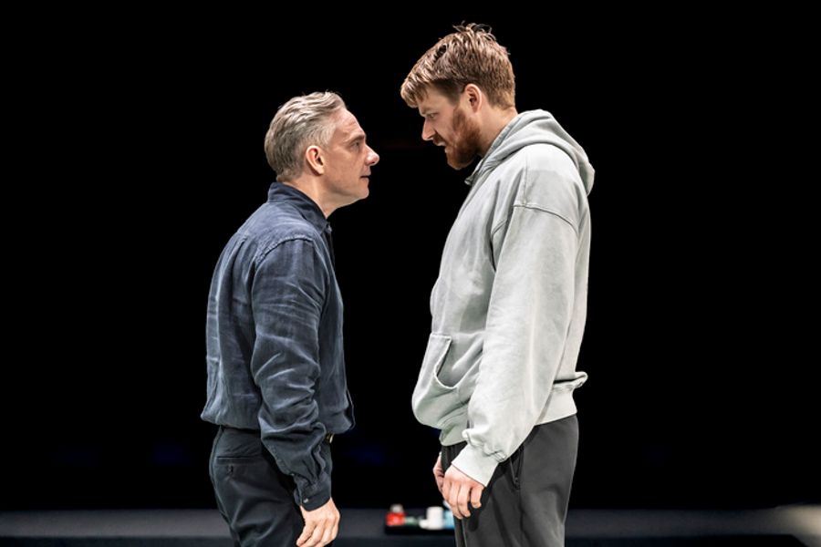 Photos: Jack Lowden and Martin Freeman in THE FIFTH STEP Image