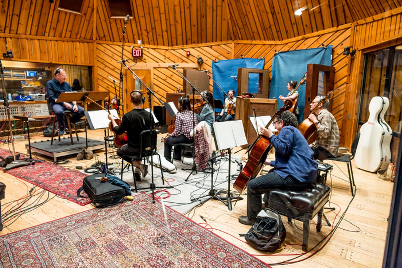 Photos: In the Recording Studio for FLOYD COLLINS  Image