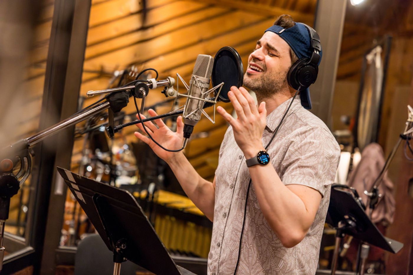 Photos: In the Recording Studio for FLOYD COLLINS  Image