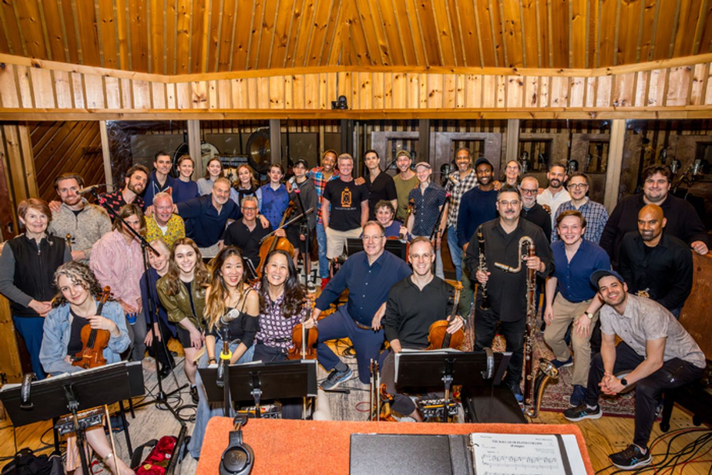Photos: In the Recording Studio for FLOYD COLLINS  Image