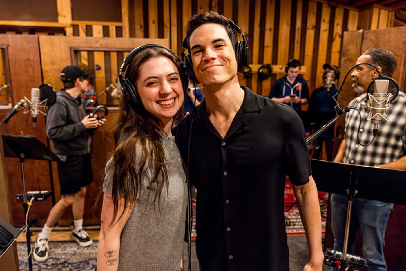 Photos: In the Recording Studio for FLOYD COLLINS  Image