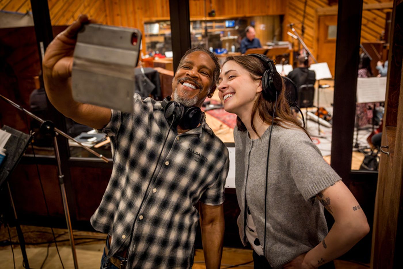 Photos: In the Recording Studio for FLOYD COLLINS  Image