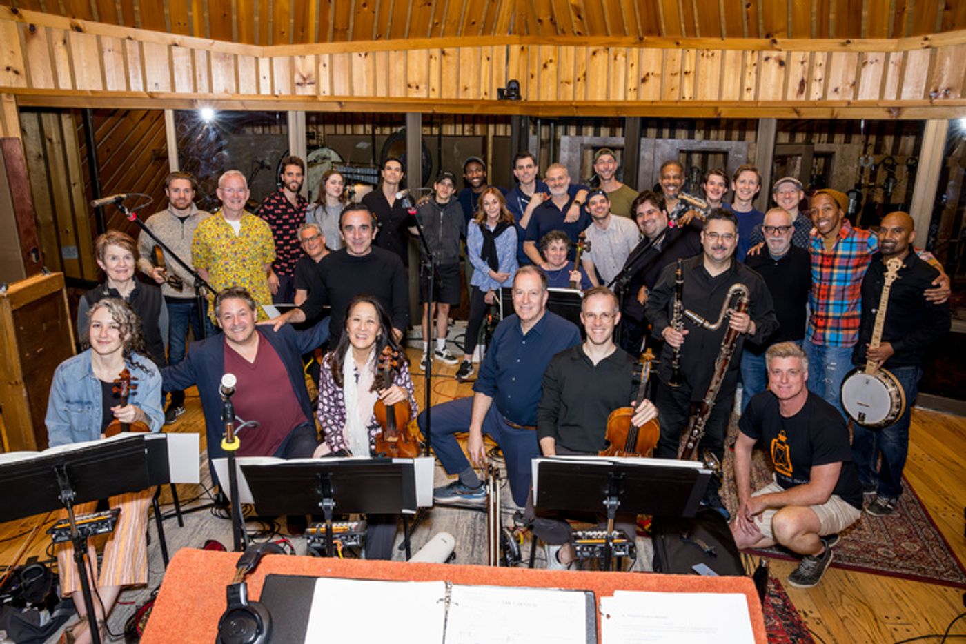 Photos: In the Recording Studio for FLOYD COLLINS  Image