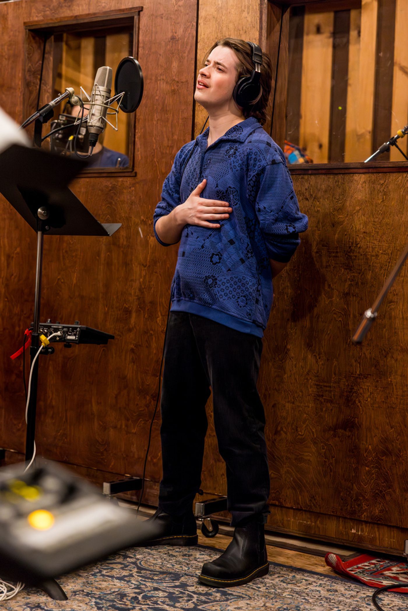 Photos: In the Recording Studio for FLOYD COLLINS  Image