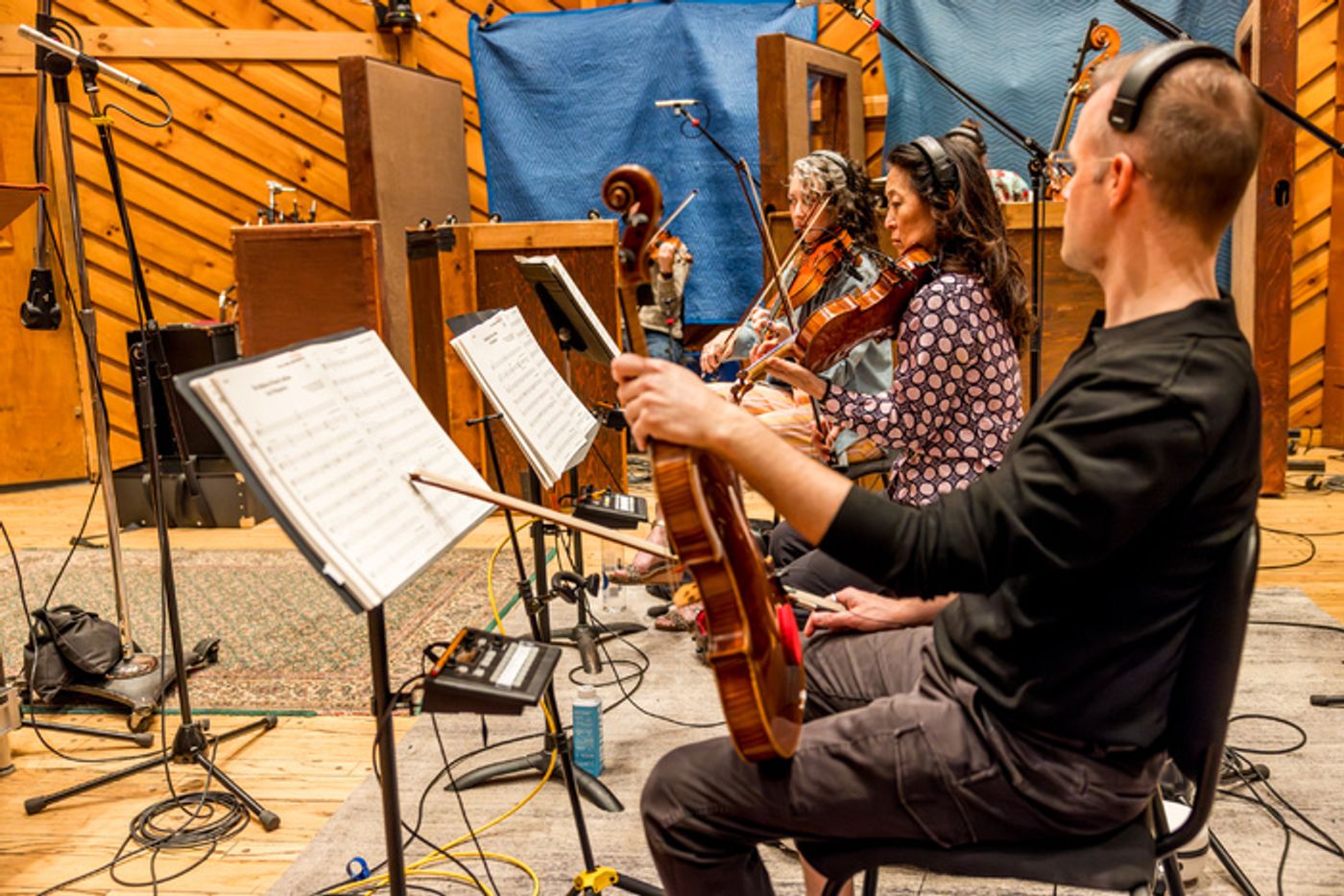 Photos: In the Recording Studio for FLOYD COLLINS  Image