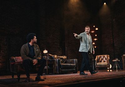 Justice Smith and Liev Schreiber Photo