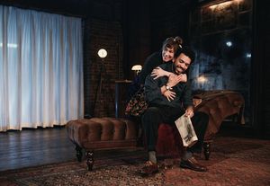 Maggie Siff and Justice Smith @ BroadwayWorld Maggie Siff and Justice Smith Photo