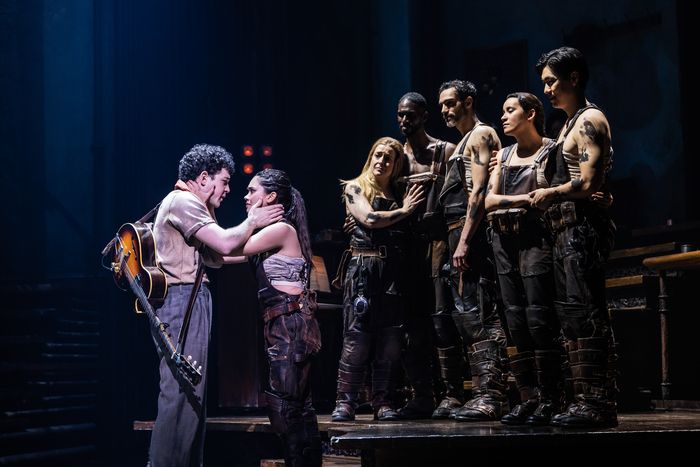 Photos: Ali Louis Bourzgui and Myra Molloy in HADESTOWN on Broadway — photo 1 of 7