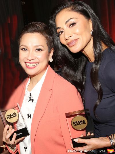 Honoree Lea Salonga and 2025 Distinguished Performance Winner Nicole Scherzinger Photo