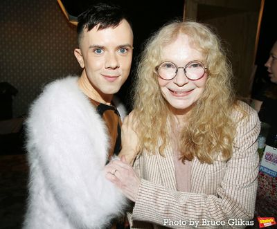 Cole Escola and Mia Farrow Photo