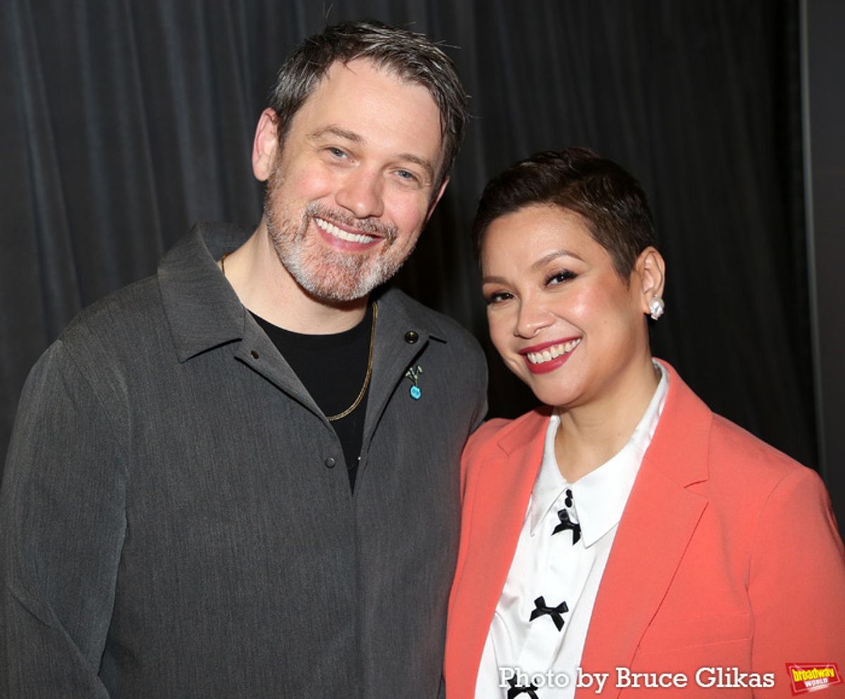 Michael Arden and Lea Salonga at 