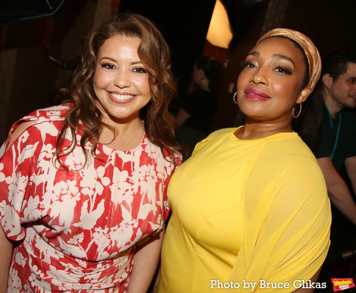 Justina Machado and Natalie Venetia Belcon at 