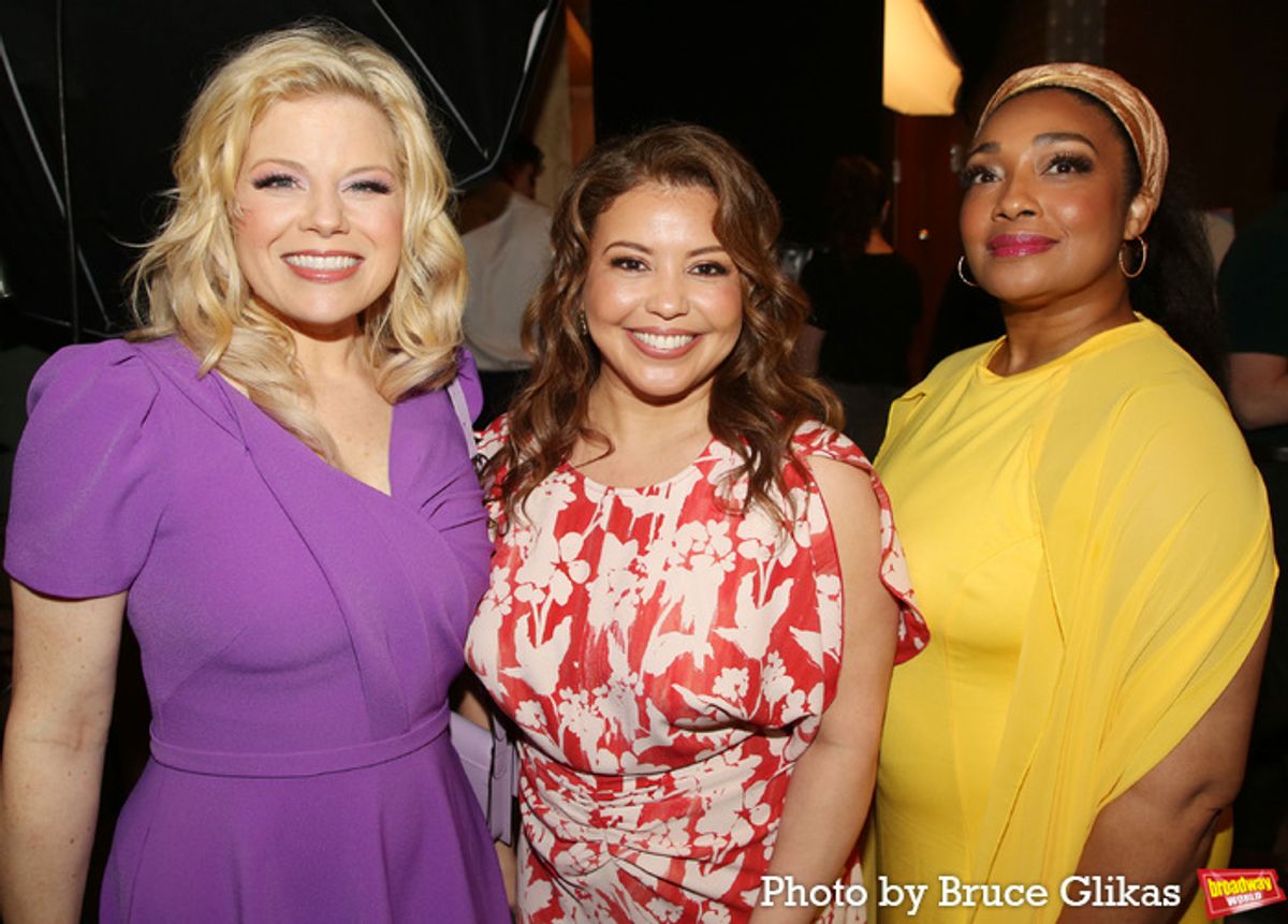 Megan Hilty, Justina Machado and Natalie Venetia Belcon at 