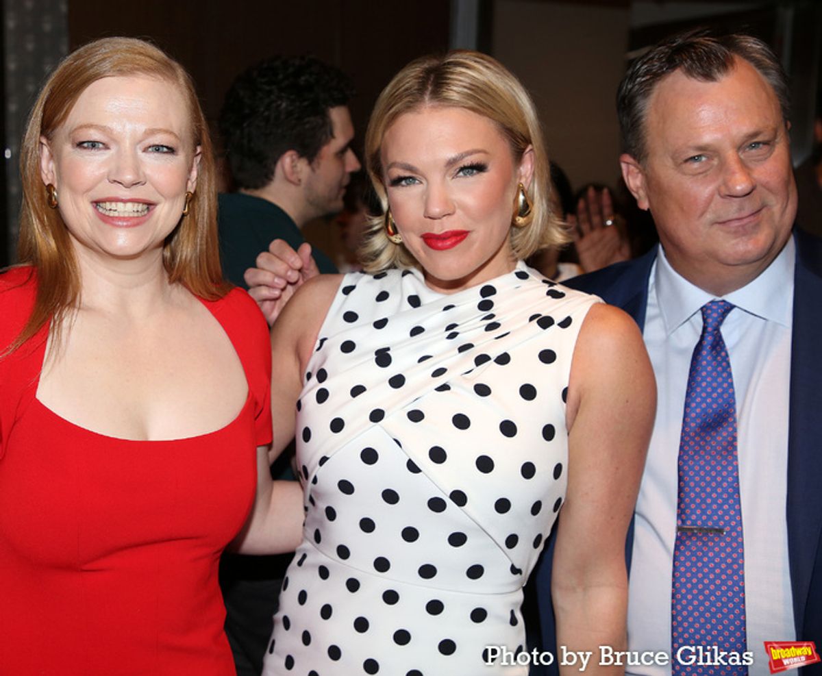 Sarah Snook, Robyn Hurder and Brooks Ashmanskas at 