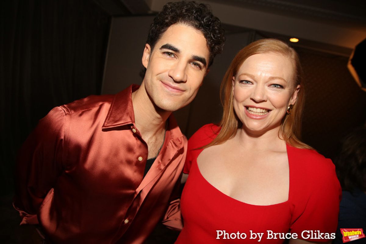 Darren Criss and  Sarah Snook at 
