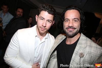 Nick Jonas and Ramin Karimloo Photo