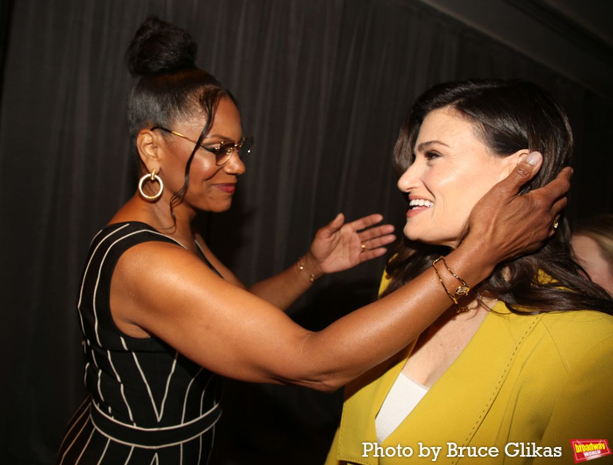 Audra McDonald and Idina Menzel  at 